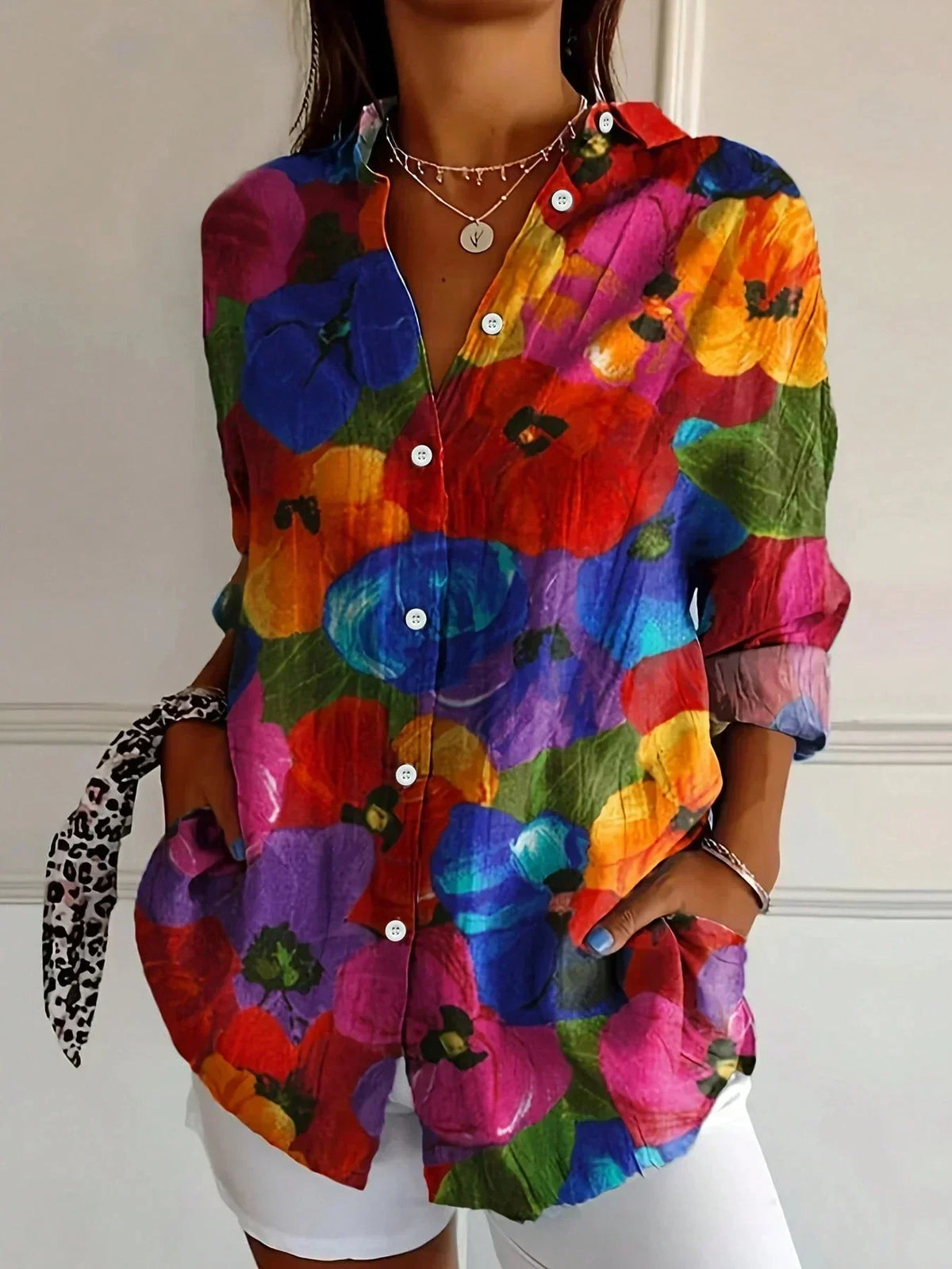 SADIE | BLUSA DE ESTAMPADO COLORIDO