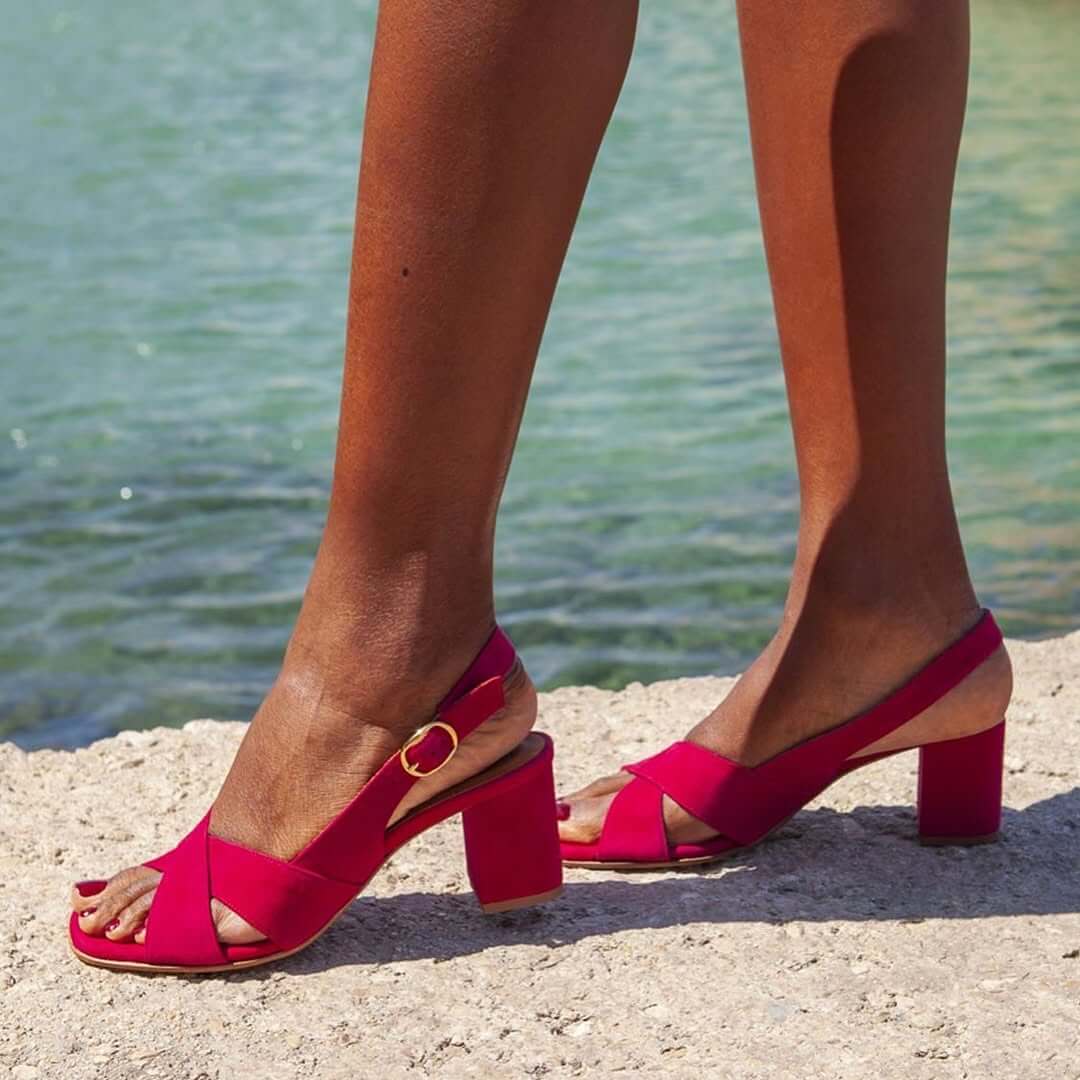 Heidi – Sandalias de verano azul cielo