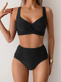 Bea | Conjunto de bikini de cintura alta para el verano