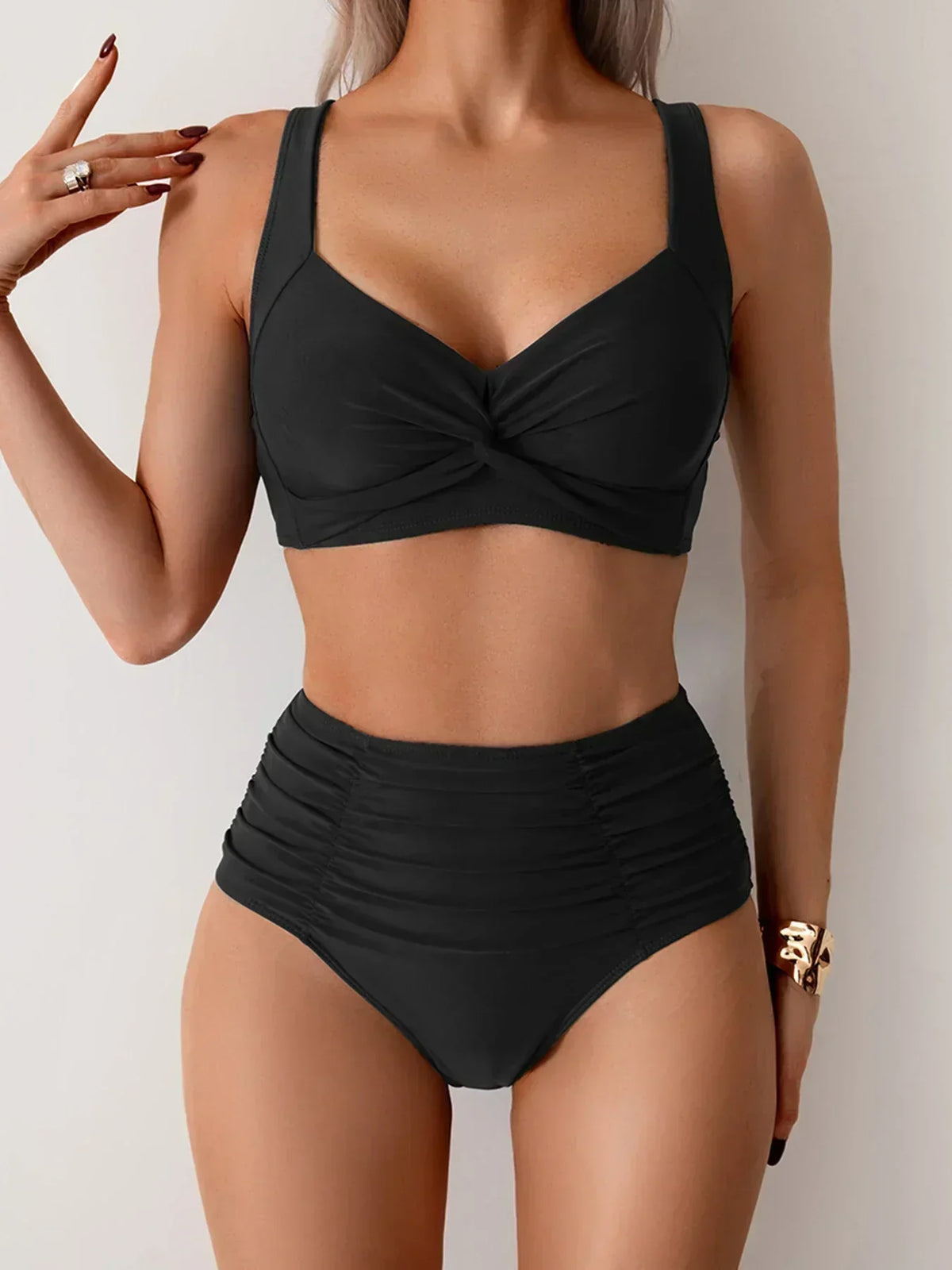 Bea | Conjunto de bikini de cintura alta para el verano