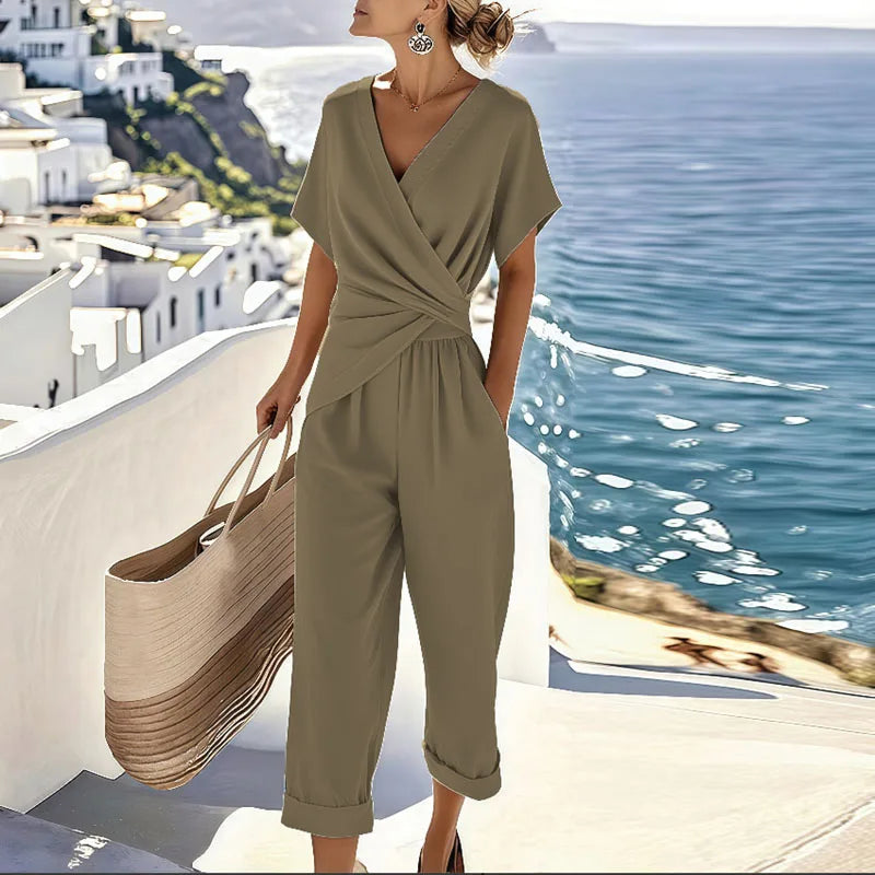 Colleen conjunto khaki