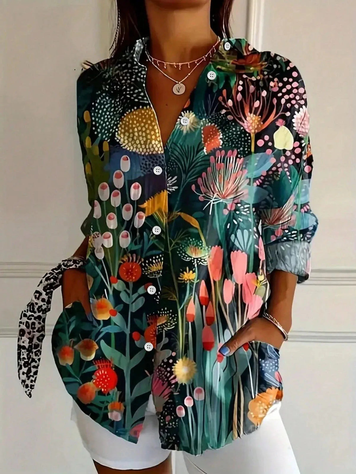 SADIE | BLUSA DE ESTAMPADO COLORIDO