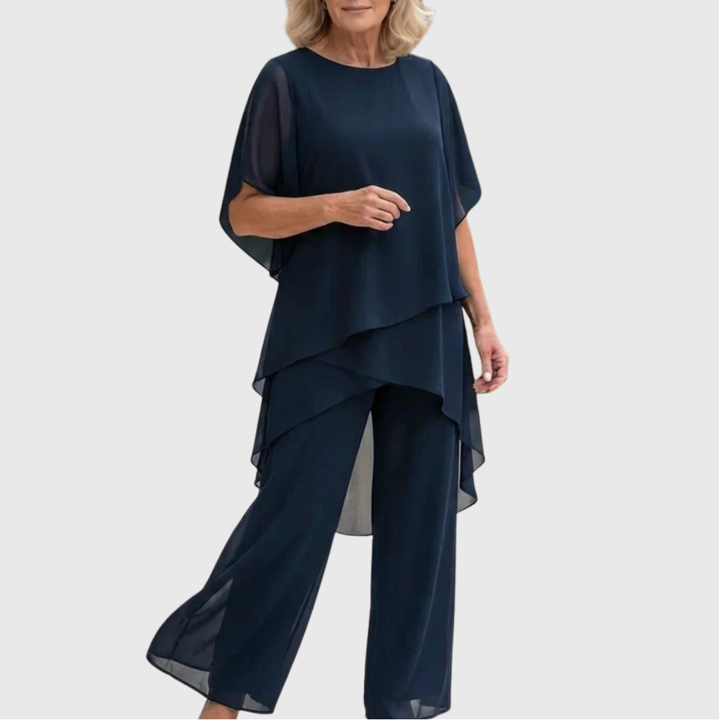 Linda conjunto palazzo azul