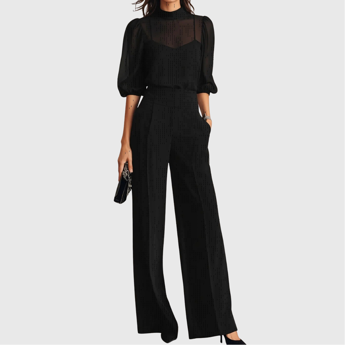 Elodie conjunto 3 piezas negro