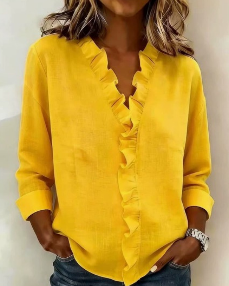 SUSAN | BLUSA CON VOLANTES