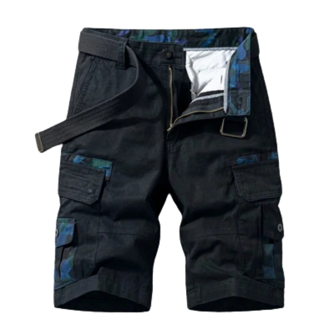 Cazel | Pantalones cortos cargo con cinturón