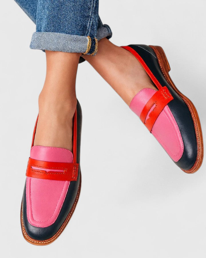 ALISETTE | MOCASINES ABIERTOS BICOLOR