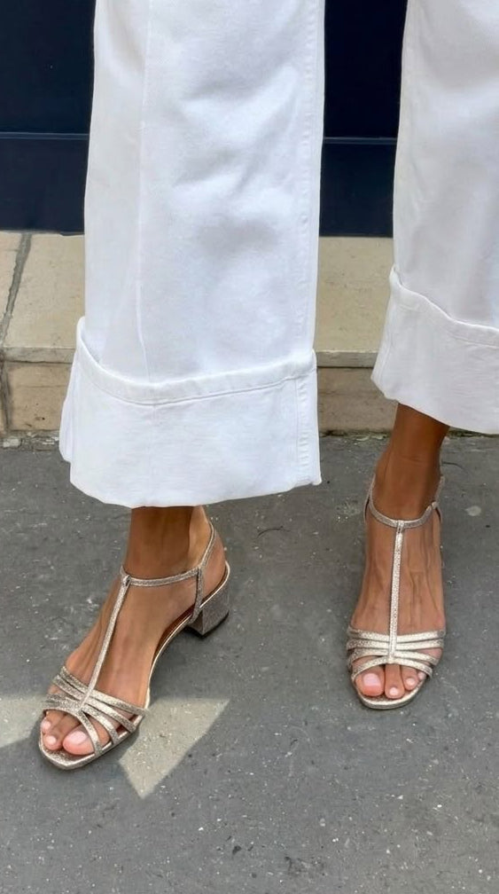 Hope – Sandalias Doradas de Elegancia Cotidiana
