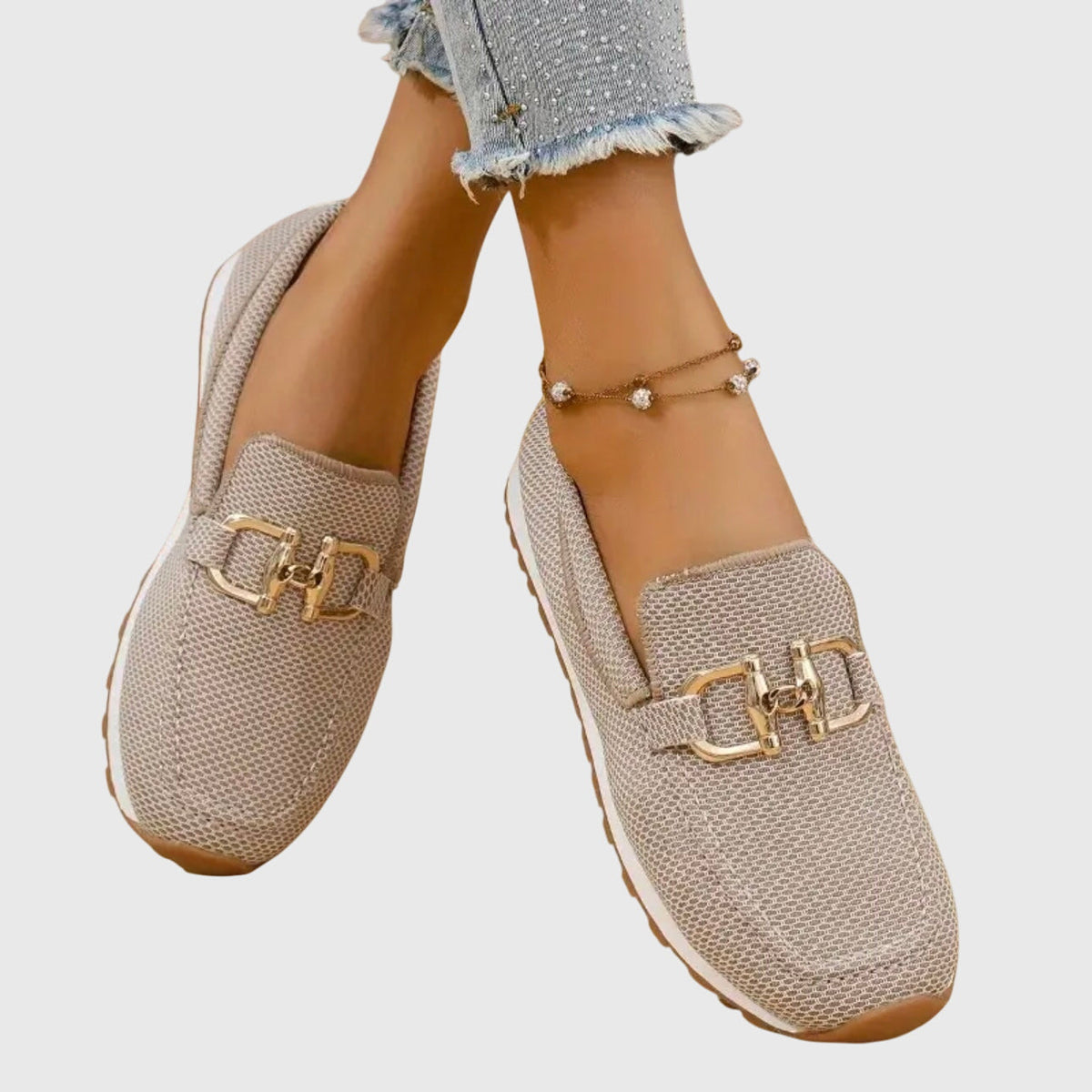 Lili - Zapatillas deportivas ortopédicas tipo mocasín