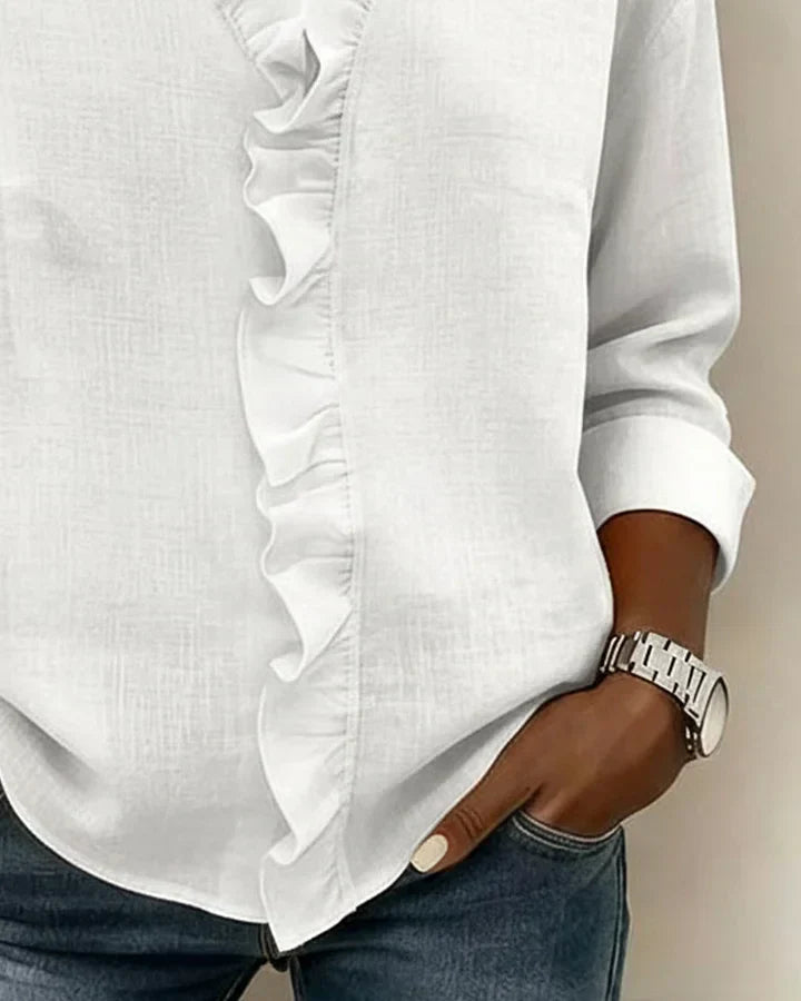 SUSAN | BLUSA CON VOLANTES