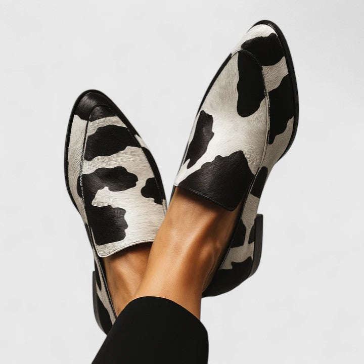 QUINZEE | MOCASINES ESTAMPADOS ELEGANTES