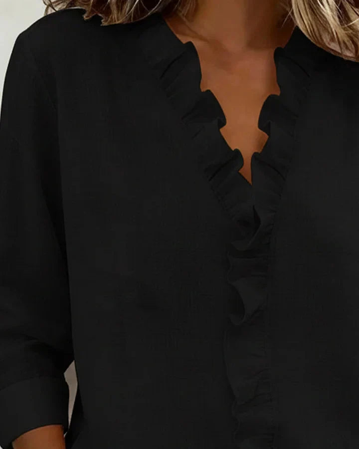 SUSAN | BLUSA CON VOLANTES