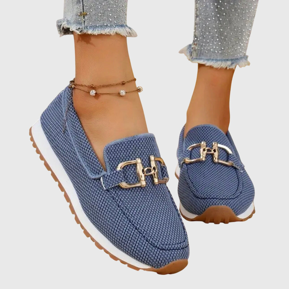 Lili - Zapatillas deportivas ortopédicas tipo mocasín