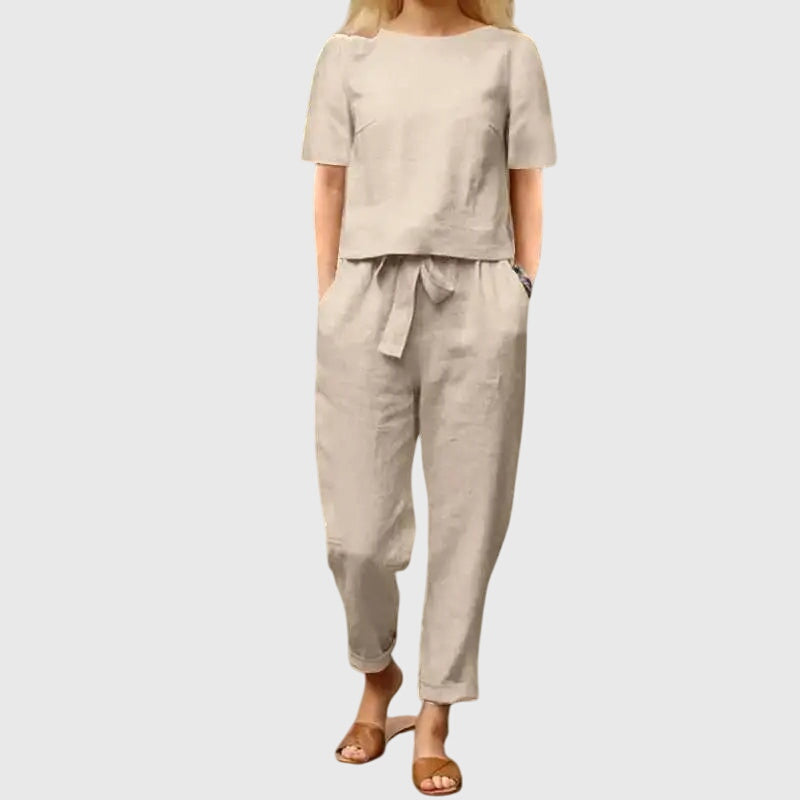 Suzy conjunto beige