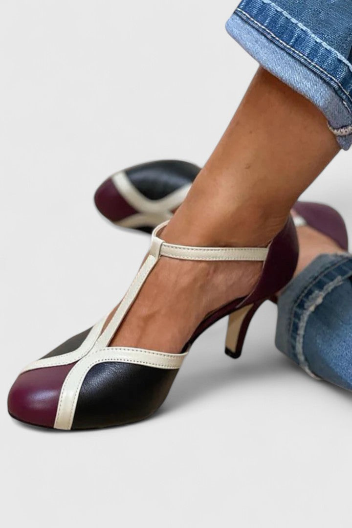 Susan | Tacones con correa en T y comodidad para todo el día
