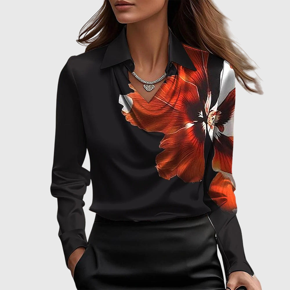 ZOE | BLUSA DE SATEN ELEGANTE
