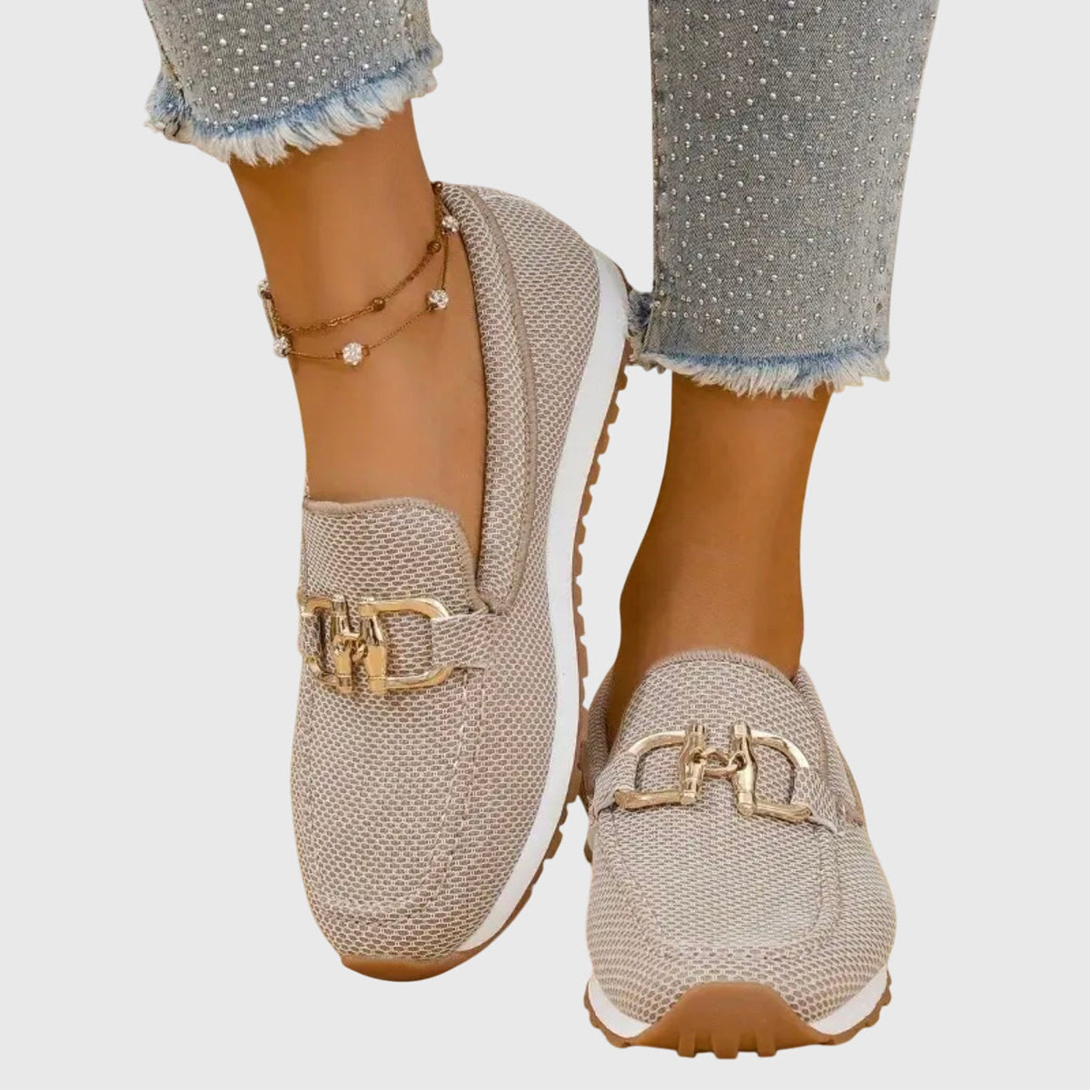Lili - Zapatillas deportivas ortopédicas tipo mocasín