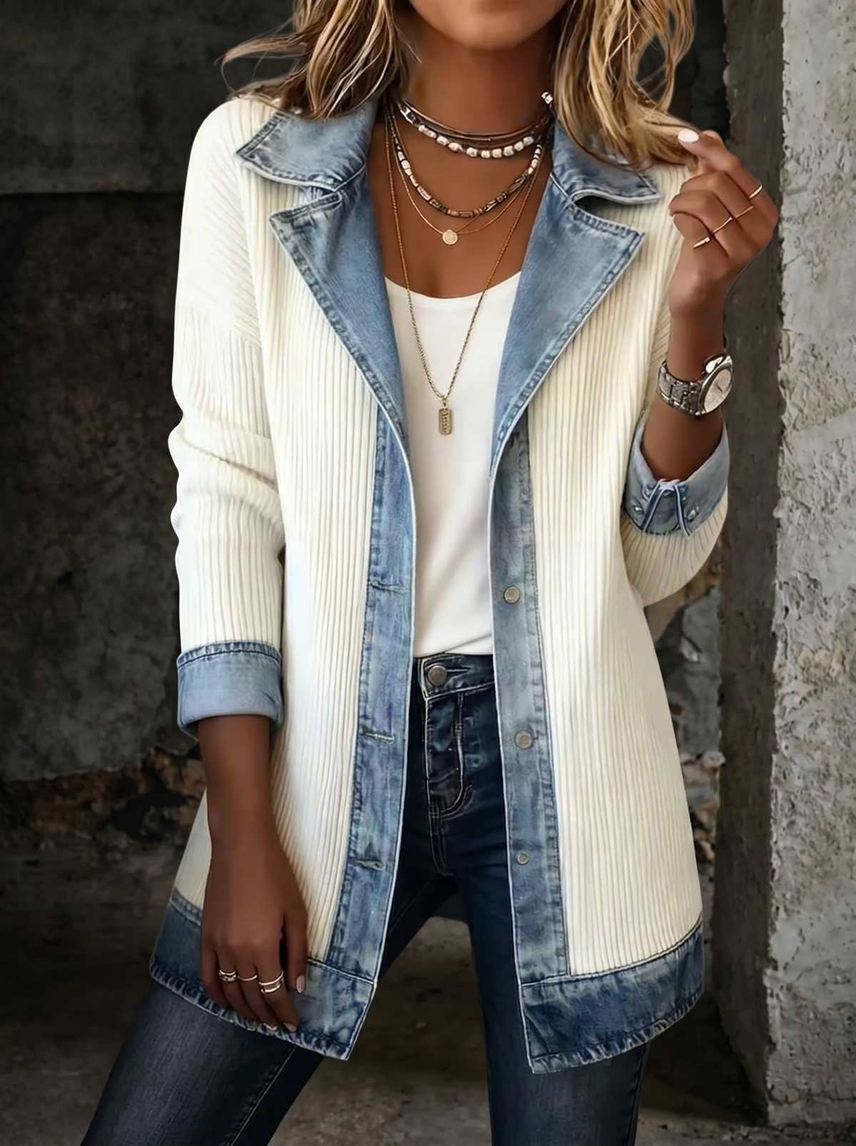 Emilia chaqueta denim