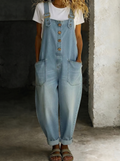 Carmen jumpsuit denim azul claro