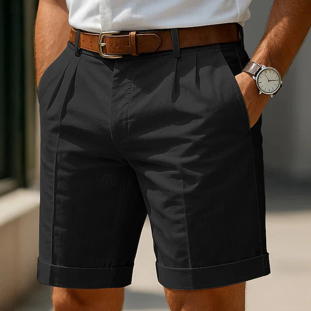 Cazel | Shorts chinos plisados de verano