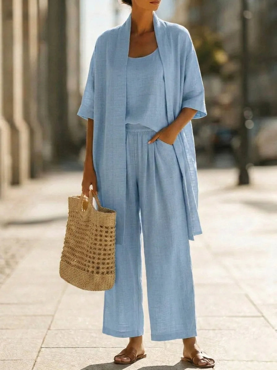 Conjunto 3 piezas azul