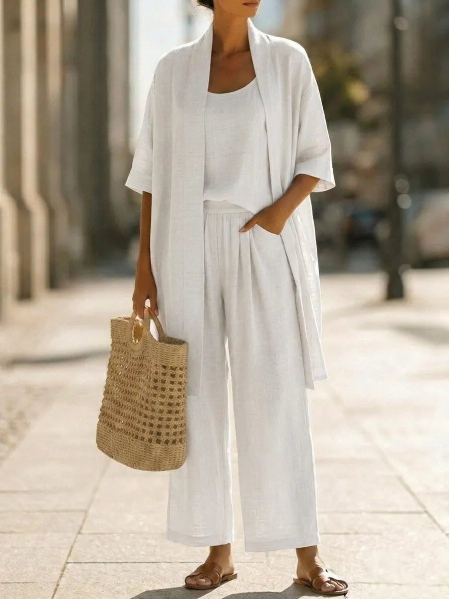Conjunto 3 piezas blanco