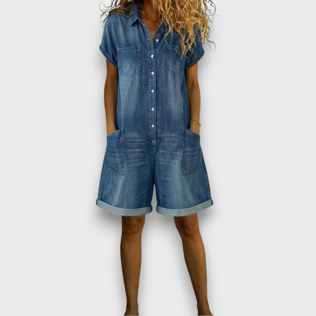 Sofía peto denim azul