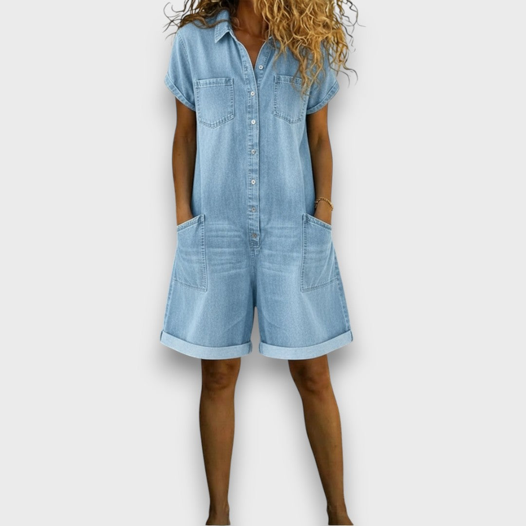 Sofía peto denim azul claro