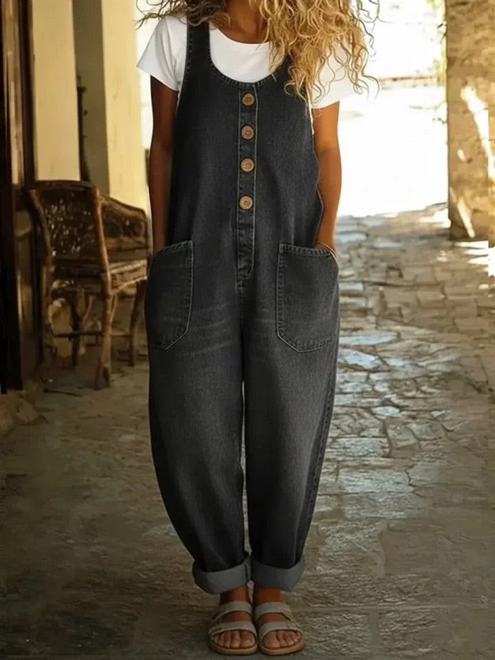 Valentina peto denim negro