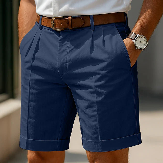 Cazel | Shorts chinos plisados de verano